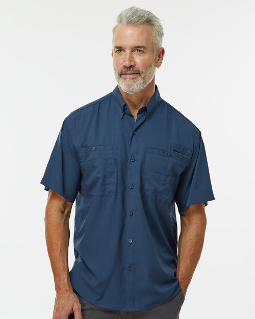 Custom Hatteras Performance Short Sleeve Fishing Shirt - 700