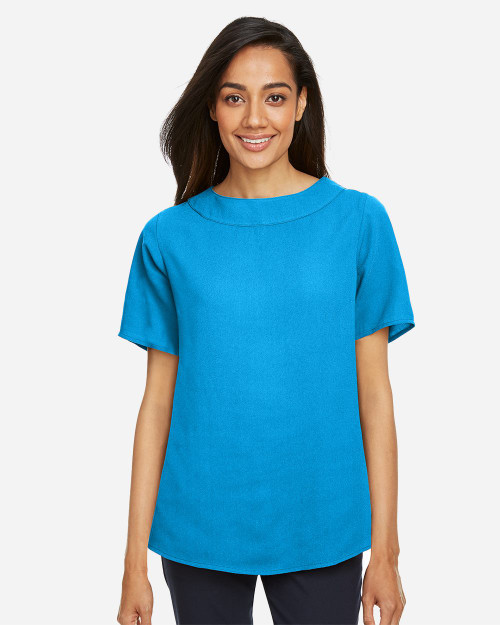 Custom Women's Perfect Fit™ Boat Neck Blouse - DP613W