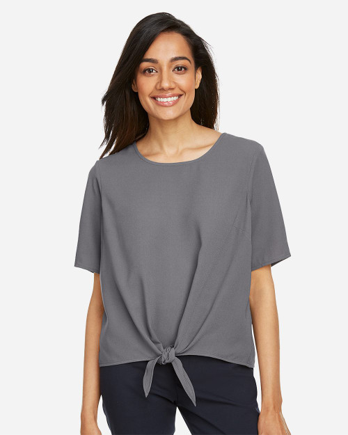 Custom Women's Perfect Fit™ Tie Front Blouse - DP617W