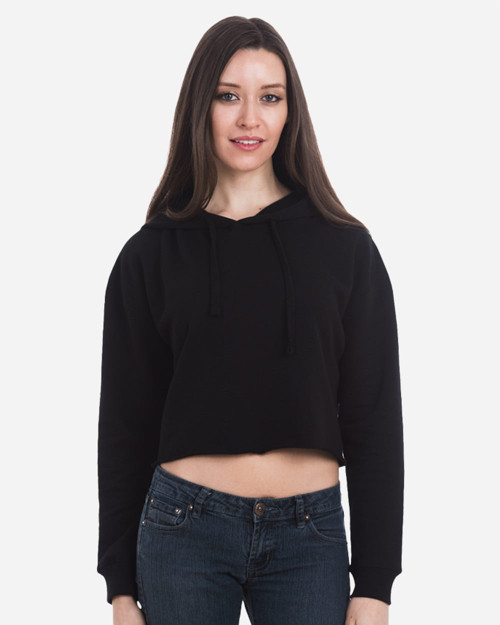 Custom Women's Cropped Fleece Hooded Sweatshirt - LS12000