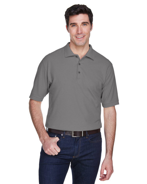 Embroidered Men's Whisper Piqué Polo - 8540