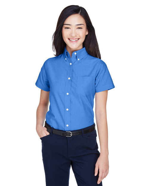 Custom Women's Classic Wrinkle-Resistant Short-Sleeve Oxford - 8973