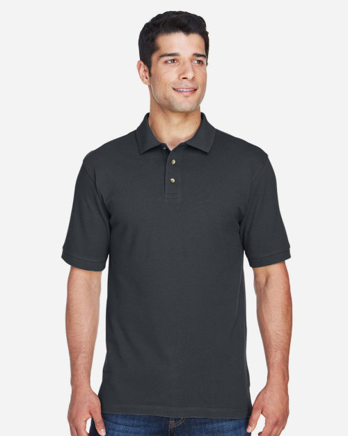 Embroidered Men's Tall Cotton Pique Polo - M200T