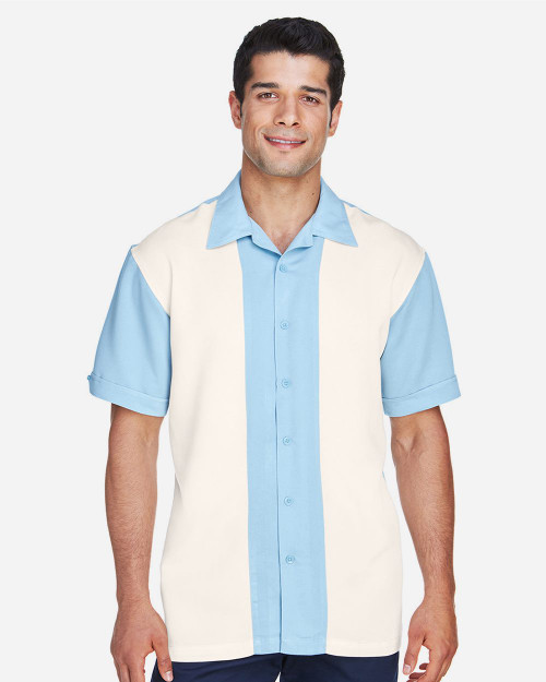 Custom Men's Two-Tone Camp Shirt - M575