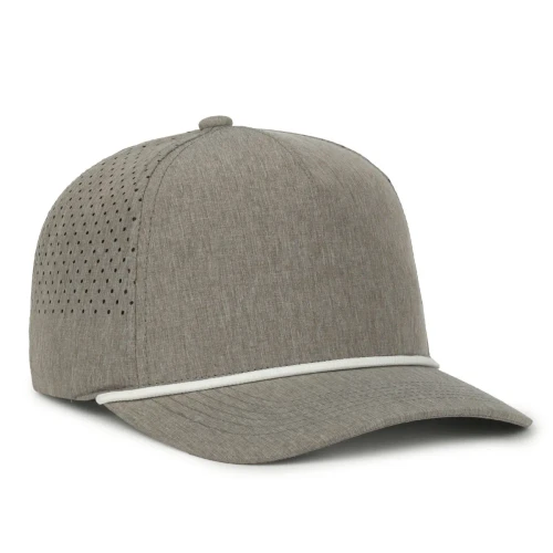 Heathered Smoke/White Cord