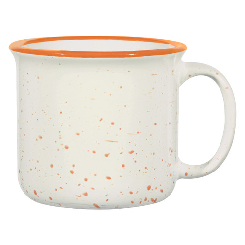 WHITE WITH ORANGE