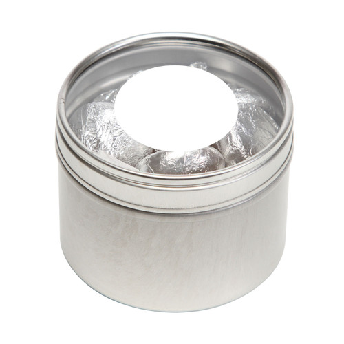 Custom Small Round Window Tin Premium Fill RDTN4PREM
