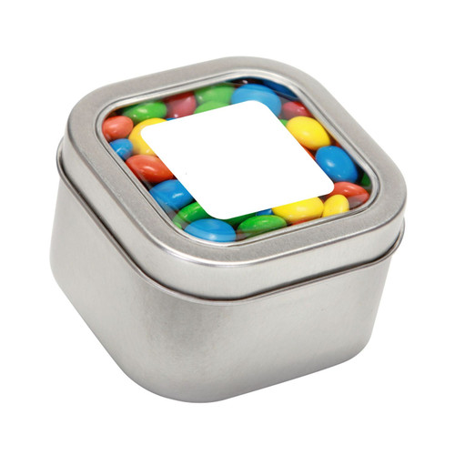 Custom Large Square Window Tin Premium Fill SQTN8PREM