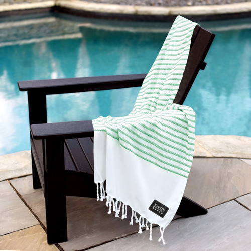 Green - White Stripes