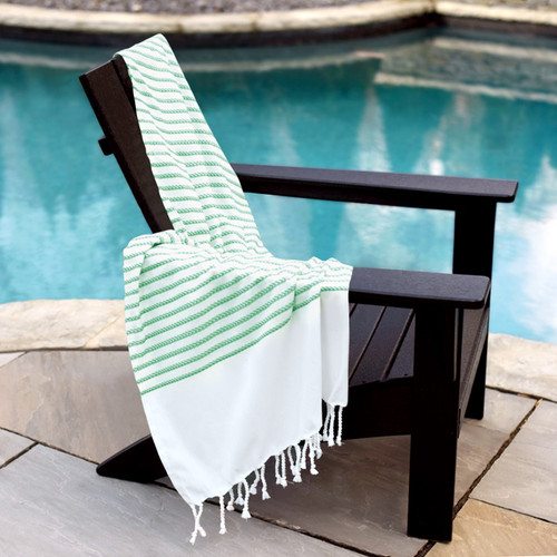 Green - White Stripes