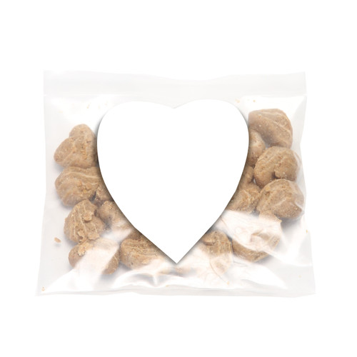Custom Mini Snack Bag with Large Heart Magnet Pet Fill S133PET