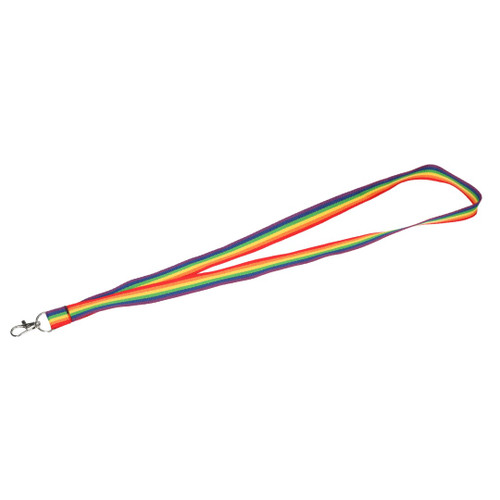 Custom Recycled Polyester Rainbow Lanyard