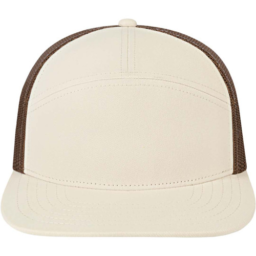 Embroidered Cap America 7 Panel Trucker Cap