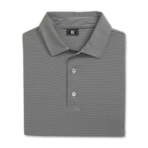 Custom FootJoy Mens MicroFeeder Stripe Polo