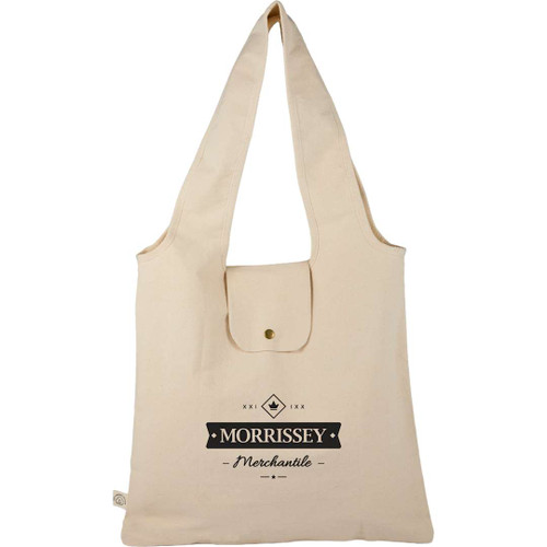 Custom Packable 8oz Organic Cotton Tote