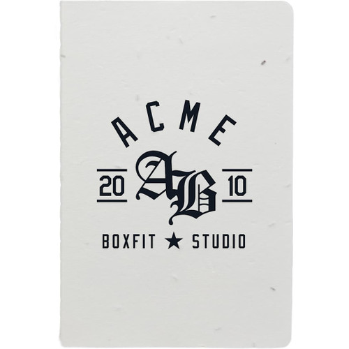 Custom 4” x 6” Seed Paper Meeting Notebook
