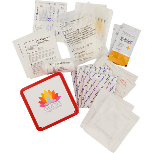 Custom 30-Piece First Aid Kit with Tin Case