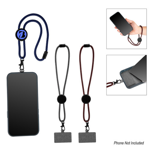 Custom rPET Phone Tether Wristlet 25322