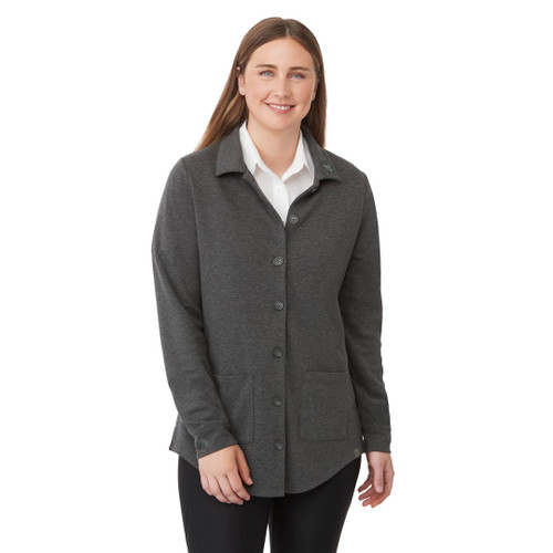 Custom RIGI Eco Knit Button Cardi - Womens