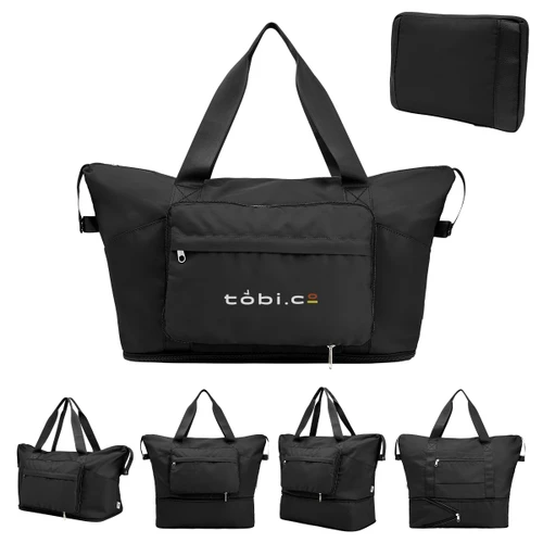 Custom Anywhere rPET Expandable Duffel Bag 30192