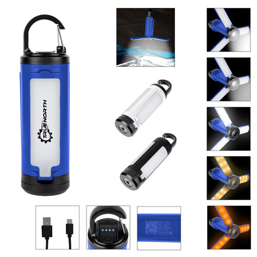 Custom LED Multi-Function Rechargeable Lantern With Carabiner 20140