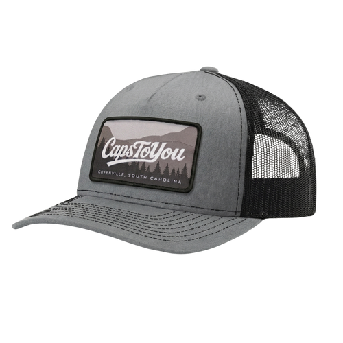 Custom Five-Panel Trucker Caps - 112FP - Woven Patch