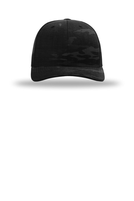 Custom Embroidered Richardson Printed Tactical Trucker 112PT