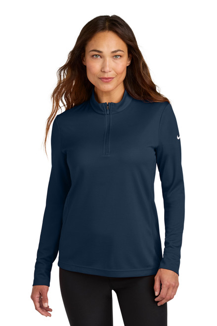 Custom Nike Women's Essential 1/2-Zip Cover-Up NKHM7969