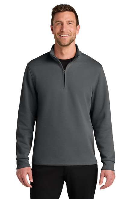 Custom Port Authority Wearever Signature Double Pique 1/4-Zip K210