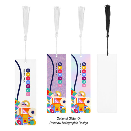 Custom Acrylic Bookmark With Tassel - Large 55261