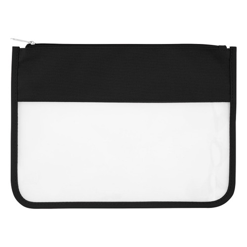 CLEAR WITH BLACK