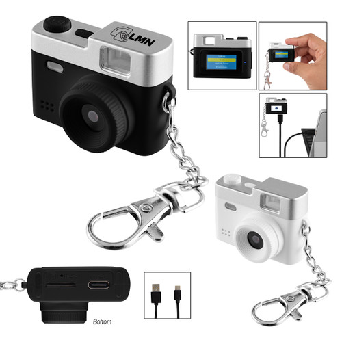 Custom Mini Digital Camera Keychain 25705