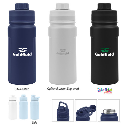 Custom 18 Oz. Leslie Recycled Stainless Steel Bottle 50323