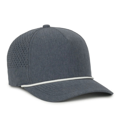 Heathered Slate/White Cord