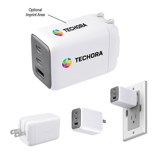 Custom 65W PD PhoneSuit® Gan Wall Charger 29038