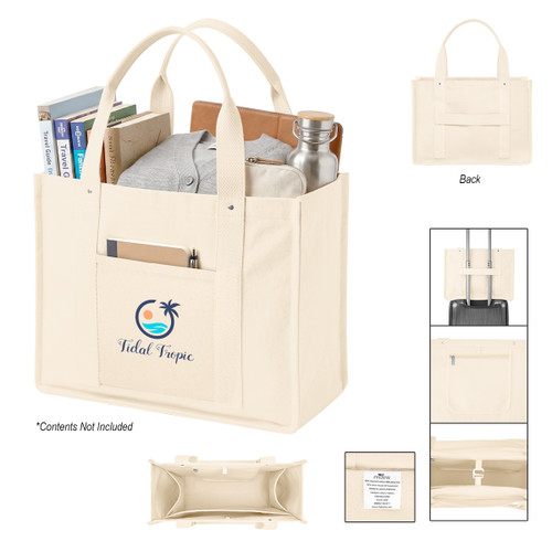 Custom Ventura 24 Oz. Recycled Cotton Tote Bag 32009