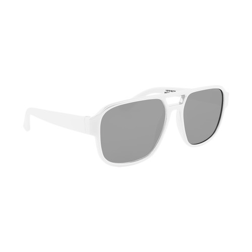 WHITE WITH SILVER