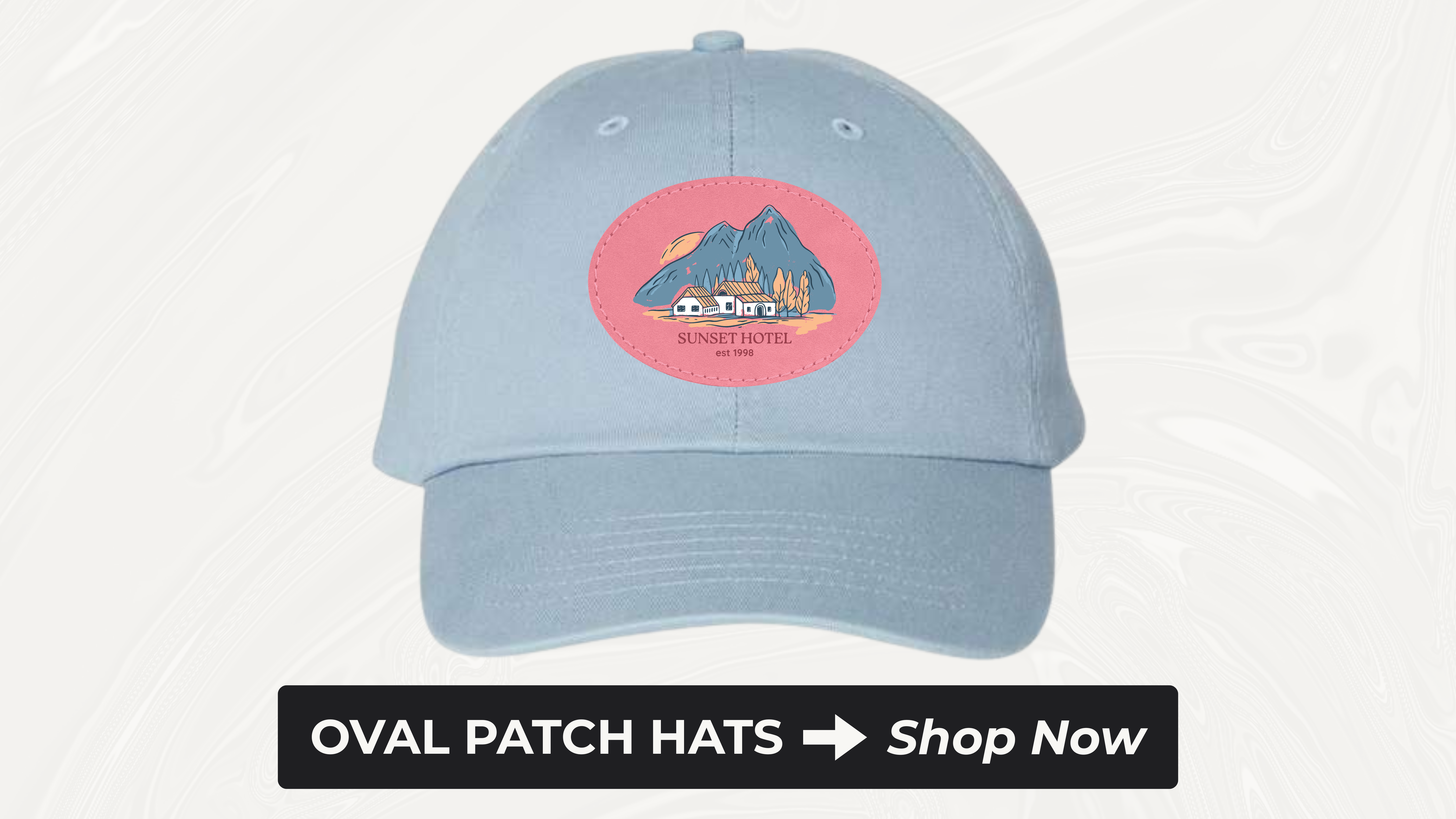custom caps with patch