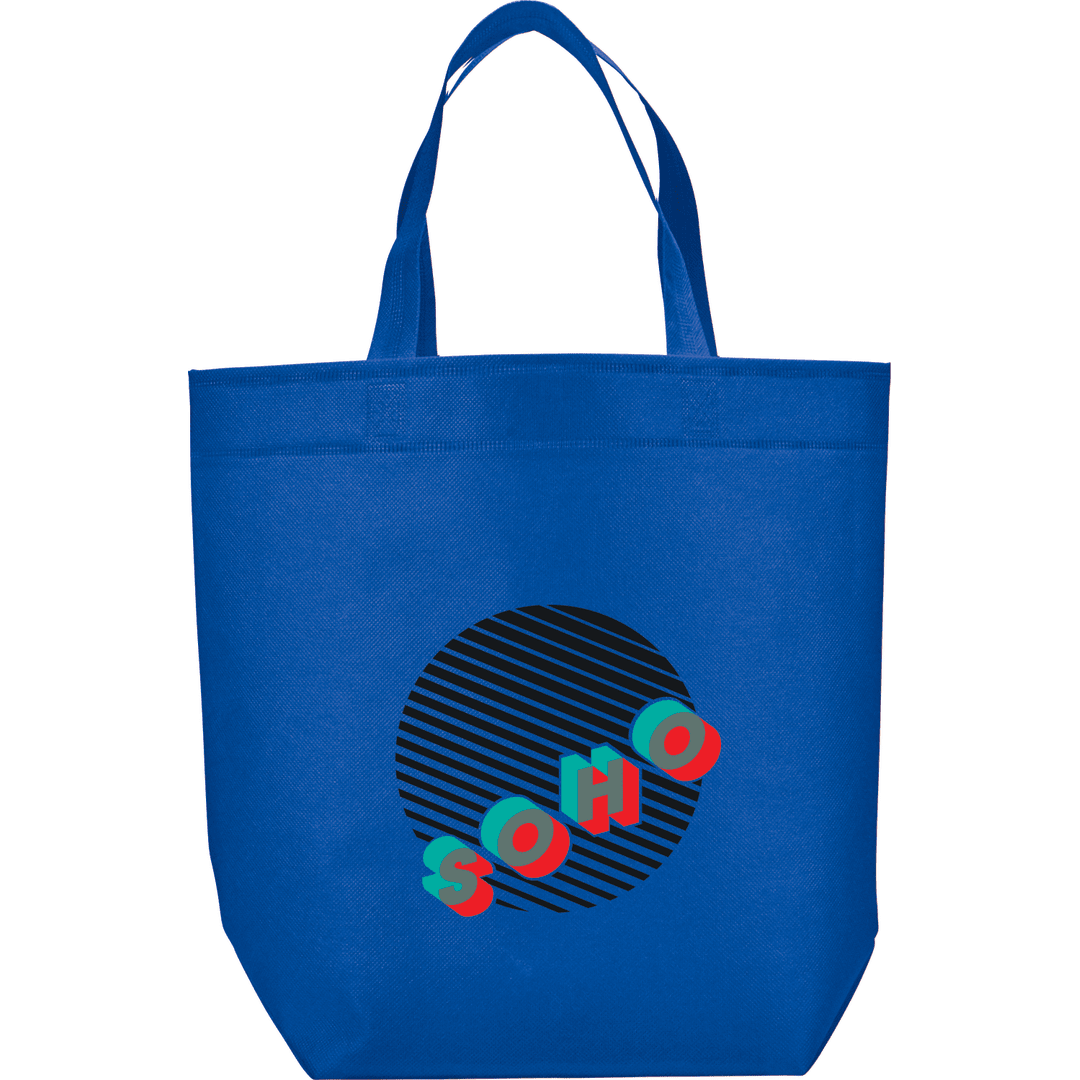 Custom Challenger Non-Woven Shopper Tote - CapsToYou