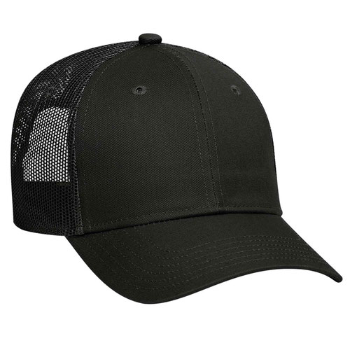 NWT Black Custom black Otto trucker hat Christmas embroidered patches Custom Otto Hats - Wholesale Otto Caps in Bulk, Blank  main image 3