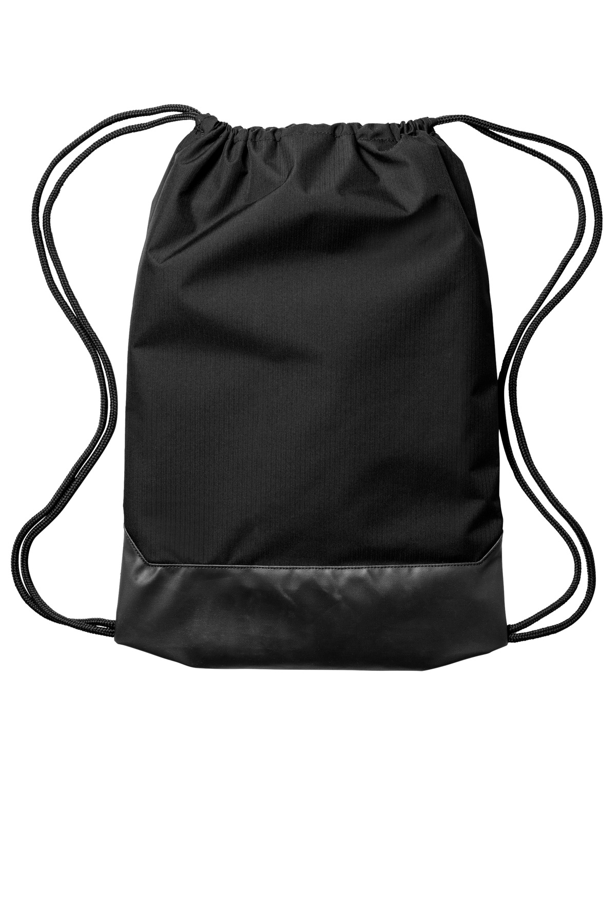 drawstring nike backpack Cinch Sack — Custom Logo USA 100% polyester Nike Brasilia Drawstring Bag (Grey)