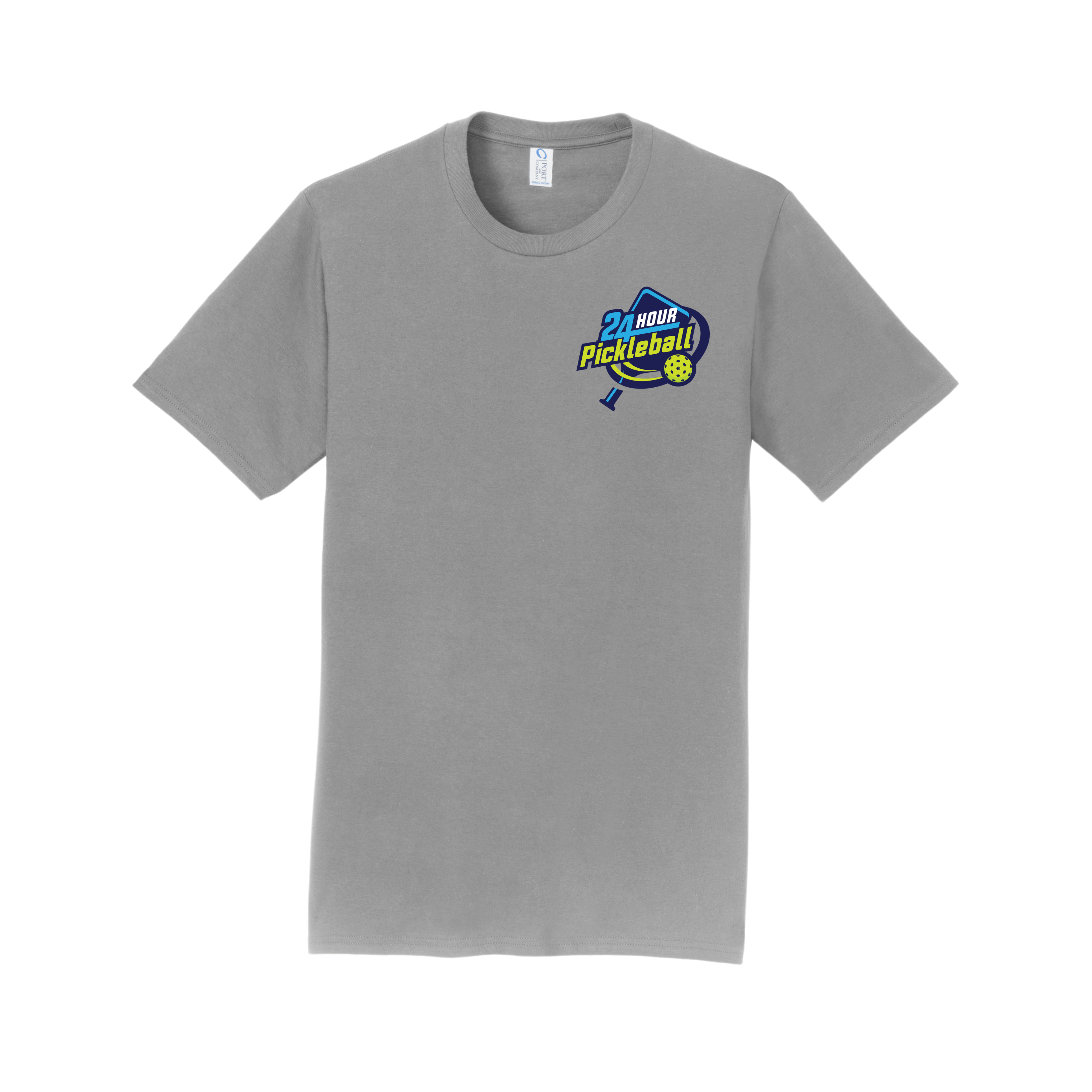 custom screen print tees with left chest logo high quality print