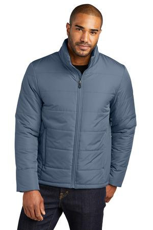 Embroidered Port Authority Puffer Jacket J852 - CapsToYou