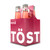 TÖST ROSÉ Sparkling White Tea, Ginger & Elderberry 250 ml x 4-PACK