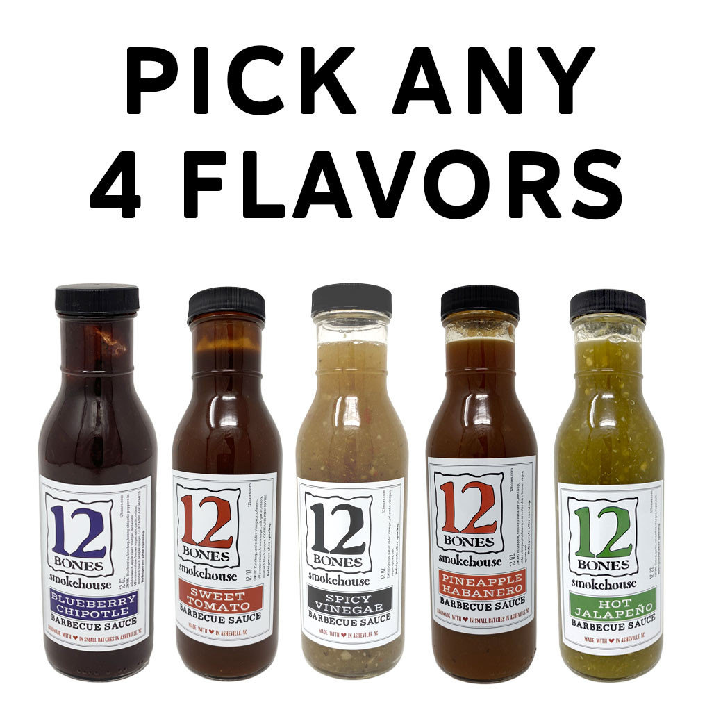 BBQ Sauce BBQ Variety Packs 12 Bones