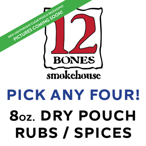 8oz. Rubs VARIETY 4-pack 8oz. Rubs VARIETY 4-pack