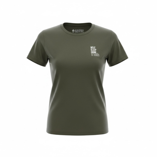 MSD Hop Flame Circle Logo. Olive_Front