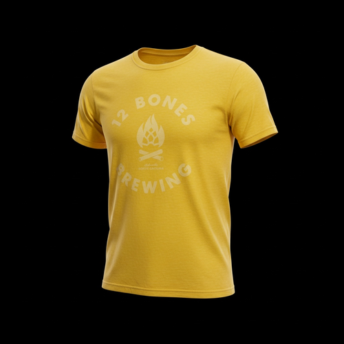 12 Bones Brewing- Soft Yellow Hop Flame