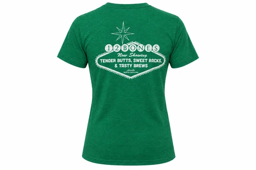 12 Bones 'TBSRTB' Kelly Green. Back