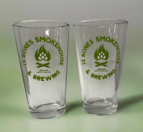 Co-Brand Hop Flame Pint- Green